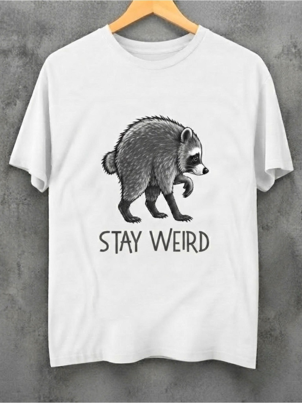Jimothy Raccoon Meme Graphic Tee Shirt